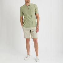 Stone Hampton Cotton Blend Chino Shorts