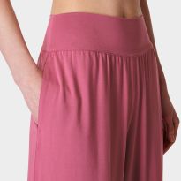 Pink Modal Wide Leg Pant
