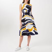 Petite Multi Twitchell Linen Dress