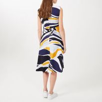 Petite Multi Twitchell Linen Dress
