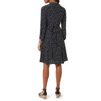 Navy Emberly Printed Shirt Dress
