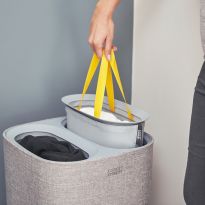 Grey Tota Laundry Basket, 60L
