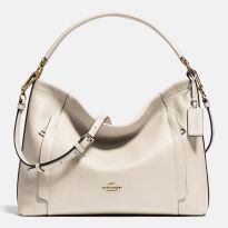 Chalk Willow Crossbody Bag Grained Cow Leather