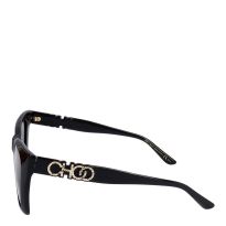 Jimmy Choo Black Rikki Sunglasses 55mm - BrandAlley