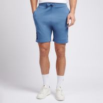 Blue Player Cotton Jogger Shorts