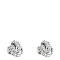Silver Joli Noeud Diamond Earrings