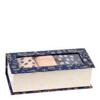 Pink and Navy 3pk Socks Gift Box