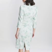 Eva Floral Jacquard Dress And Jacket