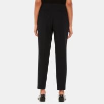 Black Ella Essential Wool Blend Trousers