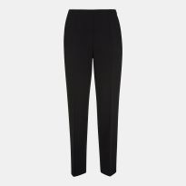 Black Ella Essential Wool Blend Trousers