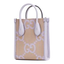 Pink Ophidia Jumbo GG Mini Bucket Bag
