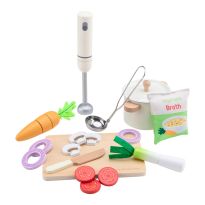 Play Food Wooden Soup Kitchen