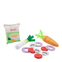 Play Food Wooden Soup Kitchen