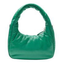 Green Soft Padded Nappa Leather Mini Bag