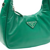Green Soft Padded Nappa Leather Mini Bag