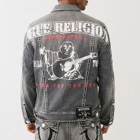 Washed Grey Jimmy Super T Denim Jacket