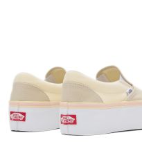 Women's Beige Classic Stackform Slip On Shoes