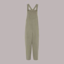 Khaki Rita Wide Dungarees