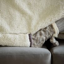 Snugsie USB Heated Throw, Grey