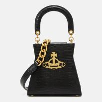 ☆Vivienne Westwood Black Shiny Patent Kelly Large Handbag☆ Vivienne Westwood Large Black Patent Kelly Handbag – Coe