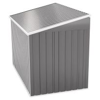 Medium Grey Garden Heavy Duty Steel Bicycle Storage Shed