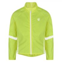 Cycling Jacket Cordial Polyester Fluro Yellow