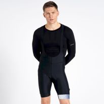 Mens Virtuous Underlined AEP Bibbed Cycling Bib Shorts Black