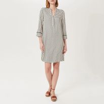 White/Black Amara Tunic Dress