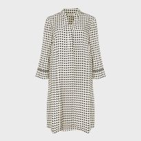 White/Black Amara Tunic Dress