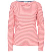 T-Shirt Caribou Cotton Hibiscus Red Stripe