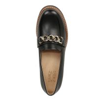 Black Leather Desi Loafer