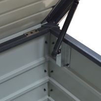 Anthracite Garden Lockable Metal Storage Box 600L