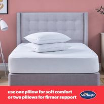 Silentnight Luxury Overlocked Bounceback Pillow - 4 Pack