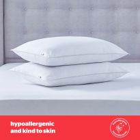Silentnight Luxury Overlocked Bounceback Pillow - 4 Pack