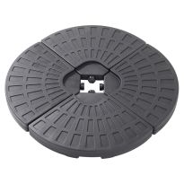HDPE Water-or-Sand-Filled Umbrella Base Cantilever Parasol Stand