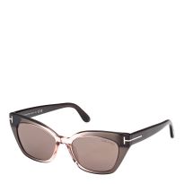 Women's Tom Ford Tom Ford Transparent Pink Sunglasses 52mm