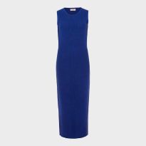 Bright Blue Elea Knitted Cotton Dress