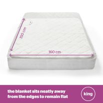 Silentnight Comfort Control Teddy Fleece Electric Blanket - King