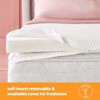 Silentnight Impress 2.5Cm Memory Foam Mattress Topper - Single