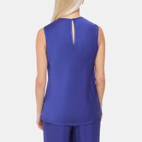 Blue Petite Clara Longline Tank