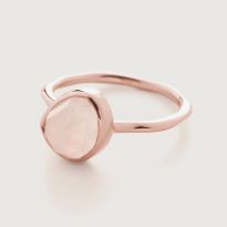 Rose Quartz Siren Stacking Ring