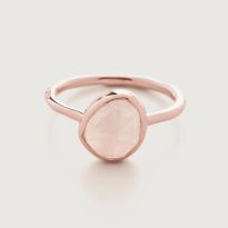 Rose Quartz Siren Stacking Ring