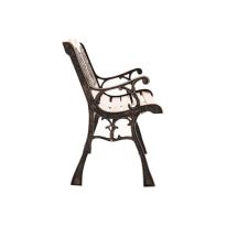 Wooden Metal Outdoor Bench