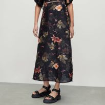 ASTA VIVIANA SILK LINEN BLEND TOP | ASTA VIVIANA シルク リネン ブレンド トップ レディース ALLSAINTS Asta Viviana Silk Linen Blend Top | endource