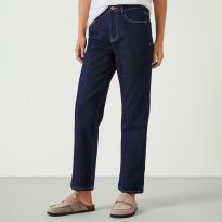 Navy Alexa Straight Leg Jeans