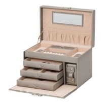 Pewter Heritage Large Vegan Leather Jewellery Box