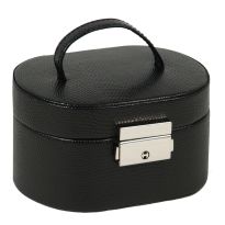 Women's Black Wolf Heritage Mini Oval Box