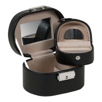 Women's Black Wolf Heritage Mini Oval Box