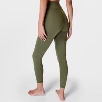 Everyday Wrap Waist 7/8 Leggings - Ivy Green