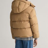 Beige Short Down Jacket